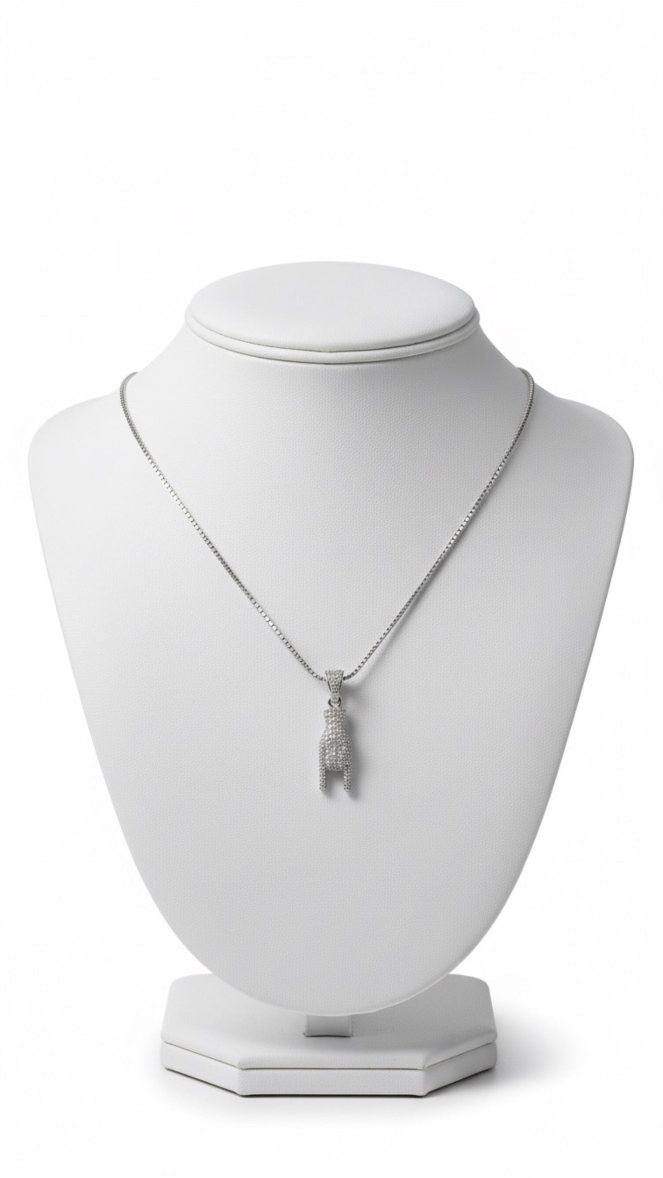 COLLANA CORNA ZIRCONATA