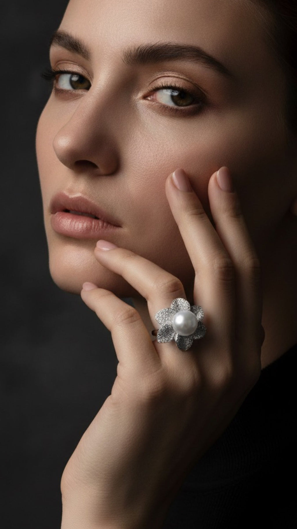 ANELLO PERLA FIORITA